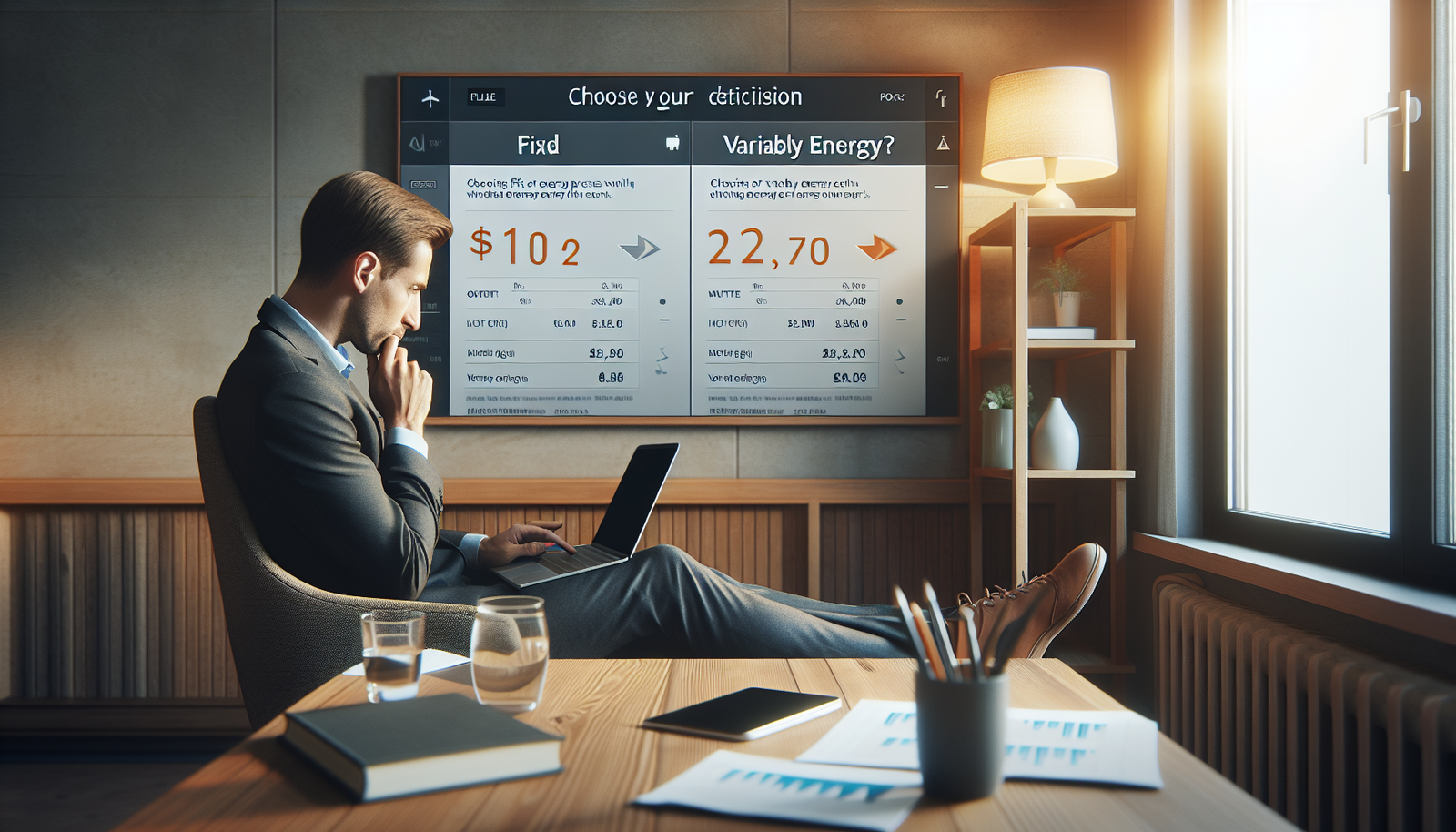 Vast of variabel energiecontract kiezen